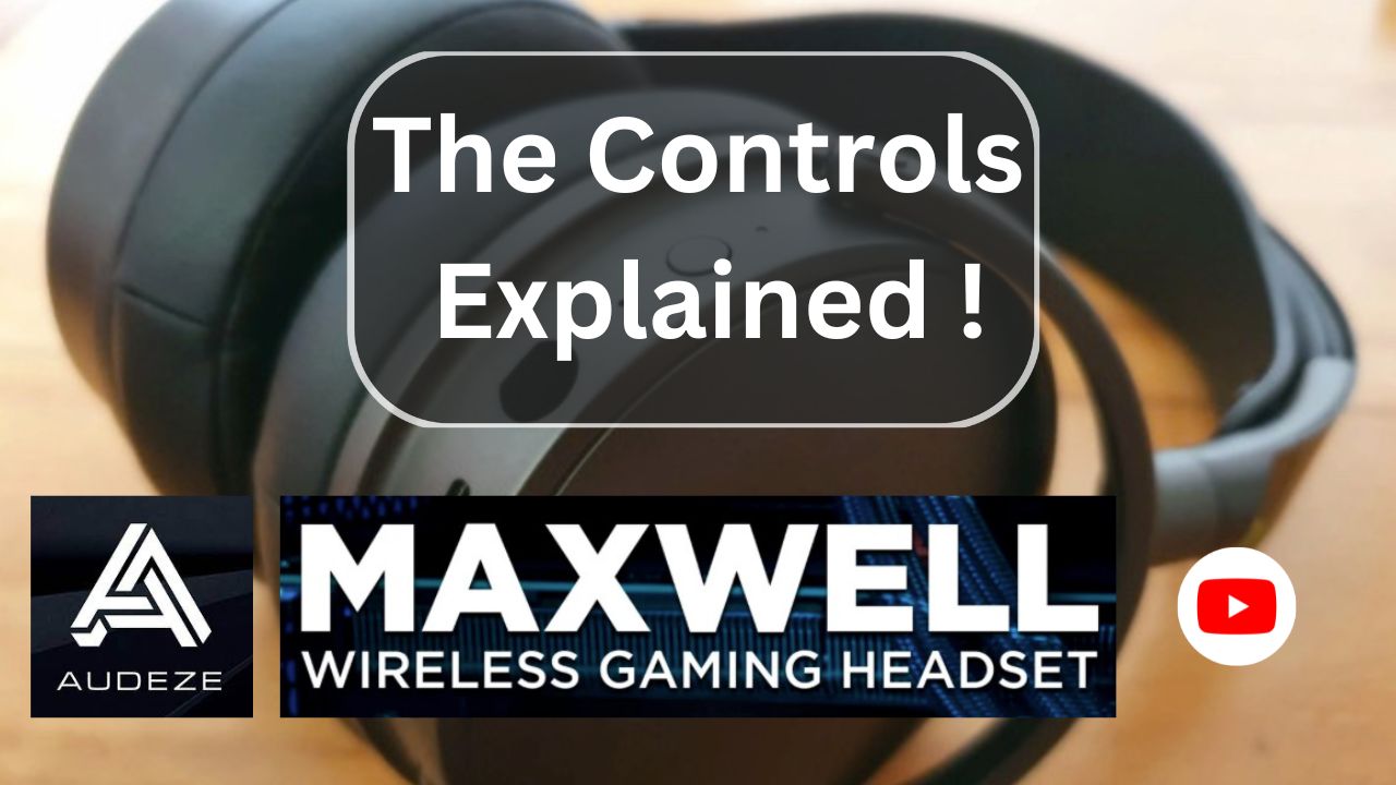Using Audeze Maxwell Headphone controls.
