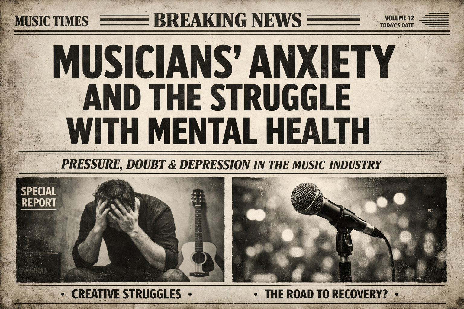Musician anxiety and mental health